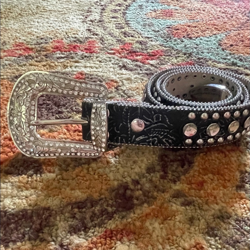 Genuine Leather Western Belt